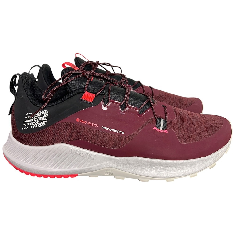 New Balance Shando MTNTRUL4 Mens 14 Trail Running Shoes Burgundy H2O Resist
